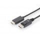 ASSMANN Electronic AK-340303-010-S adaptador de cable de vídeo 1 m HDMI tipo A (Estándar) DisplayPort Negro